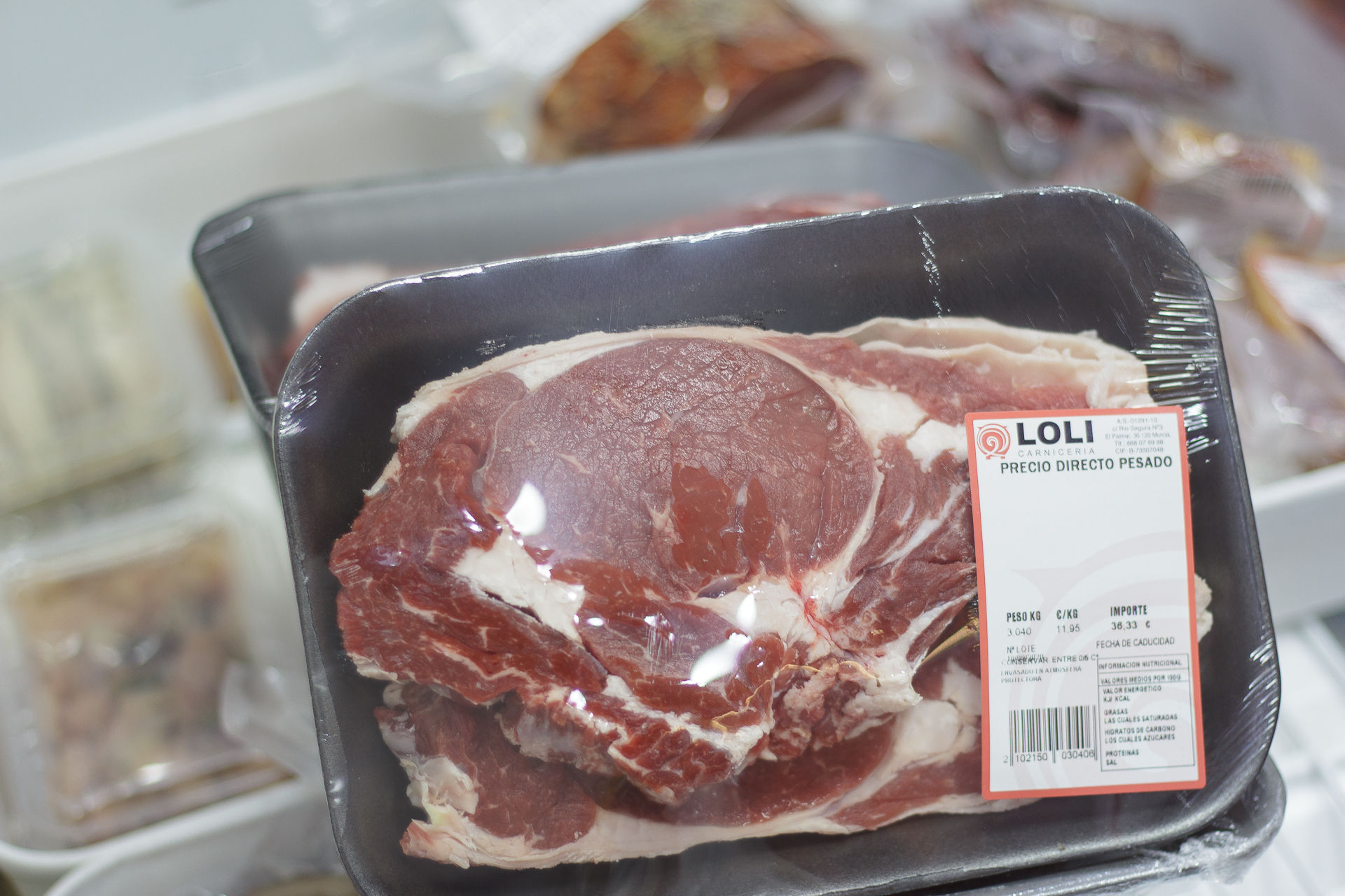 Carnes de calidad envasadas al vacío Carnicería Loli Murcia